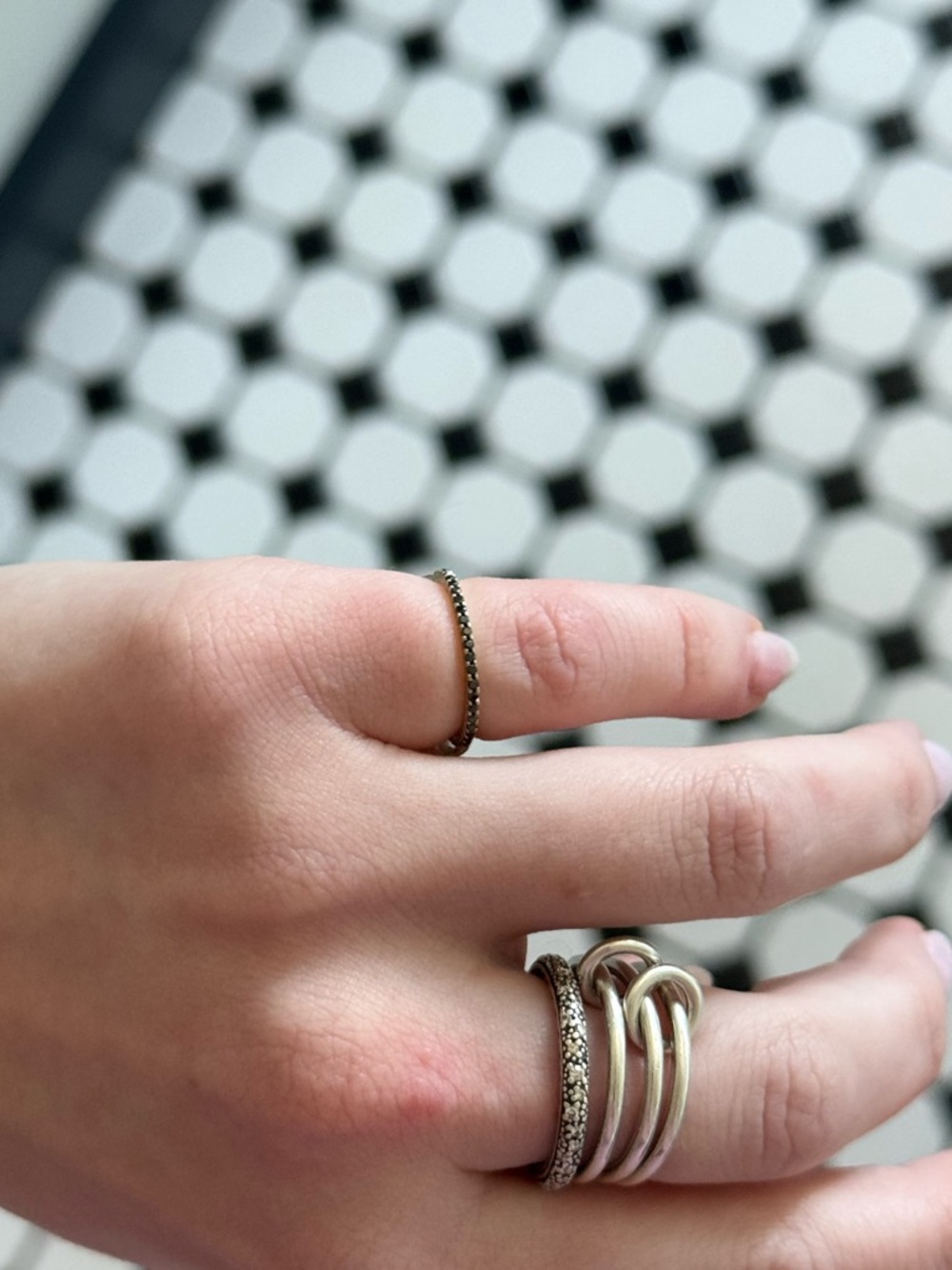 18k diamond ring size 3